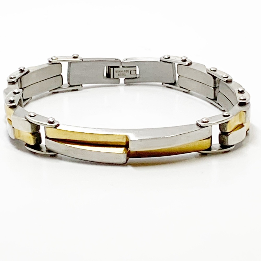 Kohls Gold Silver Chain Men Bracelet